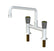 H Pattern Mixer Tap With Movable Swan Neck and Aerator Nozzle - 900078