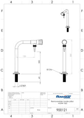 Pillar Bib Tap With Removable Nozzle - 900121