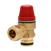 Altecnic / Caleffi Pressure Relief Valve - F0000243 - with Circlip Connection - 4.5 Bar