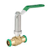 Hattersley Fig 114EXT.PF PN16 Integral Ended Press Fit Ball Valve - Extended Stem