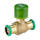 Hattersley Fig 114LS.PF PN16 Integral Ended Press Fit Ball Valve - Lockshield