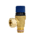 Reliance RWC 102 Series Pressure Relief Valve 1/2" M x 15mm 6 Bar - PREL102005