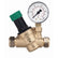 Resideo Braukmann D04FM Pressure Reducing Valve with Gauge - Compression Fitting